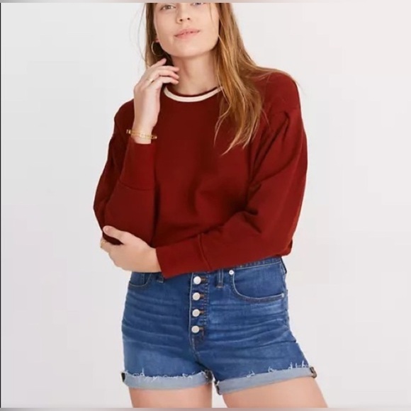 Madewell ButtonFly Jean Shorts - Picture 1 of 3